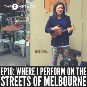 christina canters street performing podcast the c method stand out get noticed busker busking