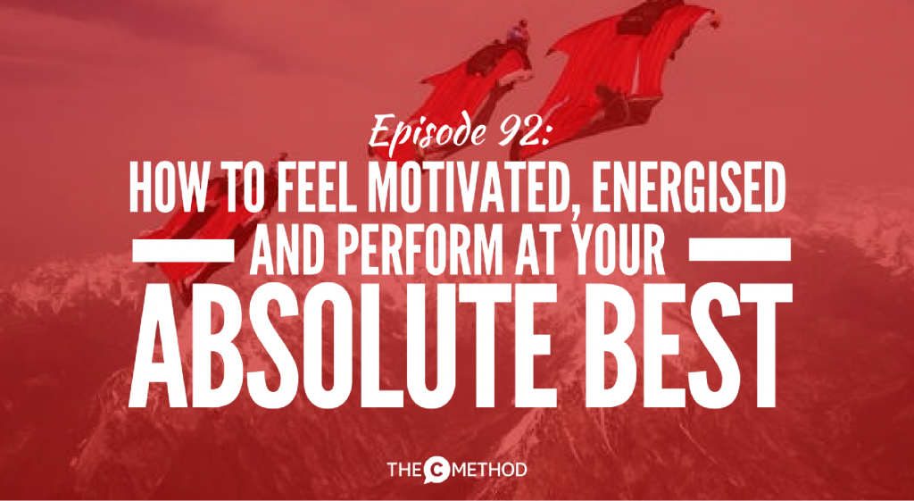 perform at your best peak state christina canters the c method podcast tony robbins