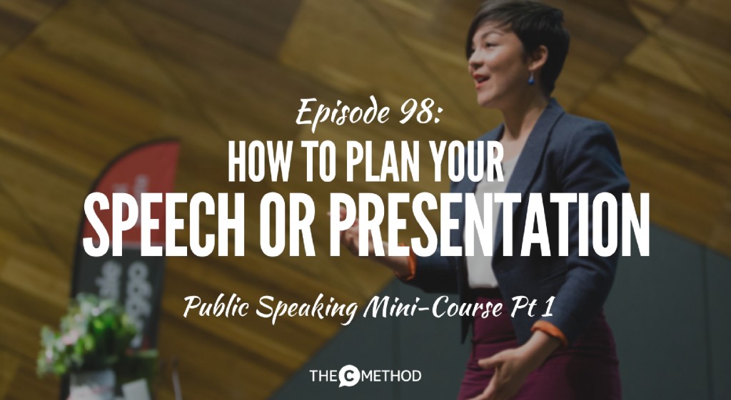 christina canters the c method public speaking plan presentation or speech podcast