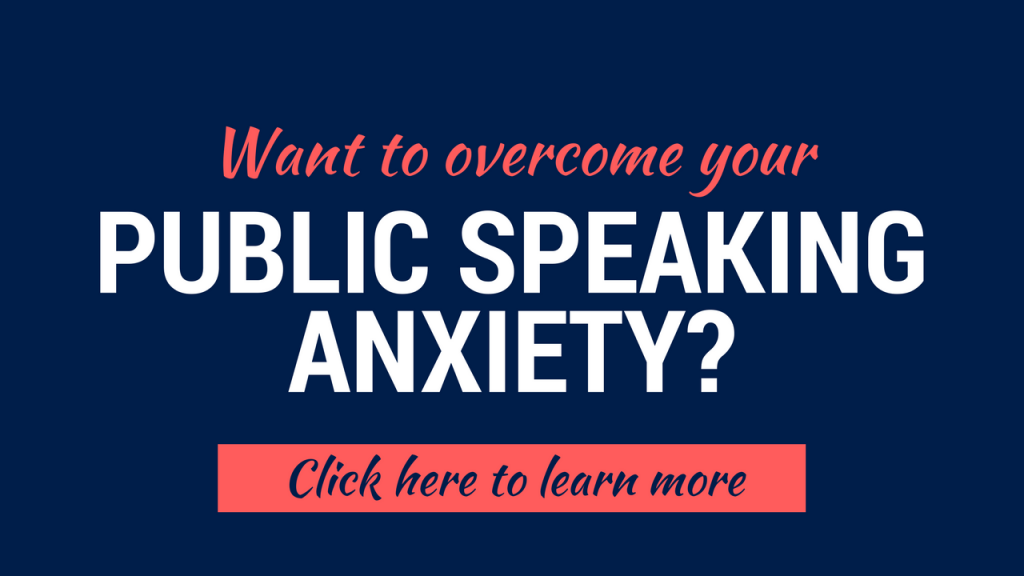 overcome public speaking anxiety course