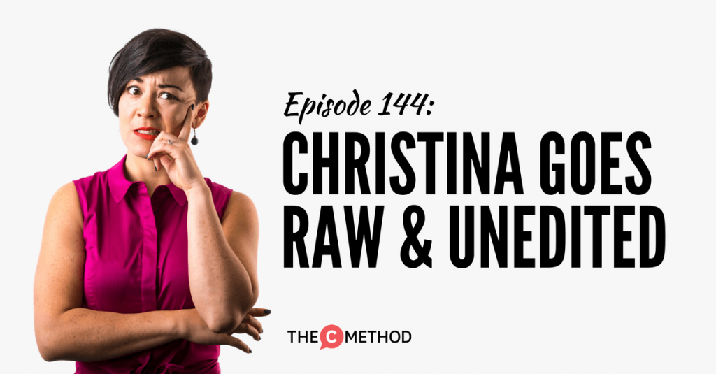 the c method christina canters podcast confidence comfort zone