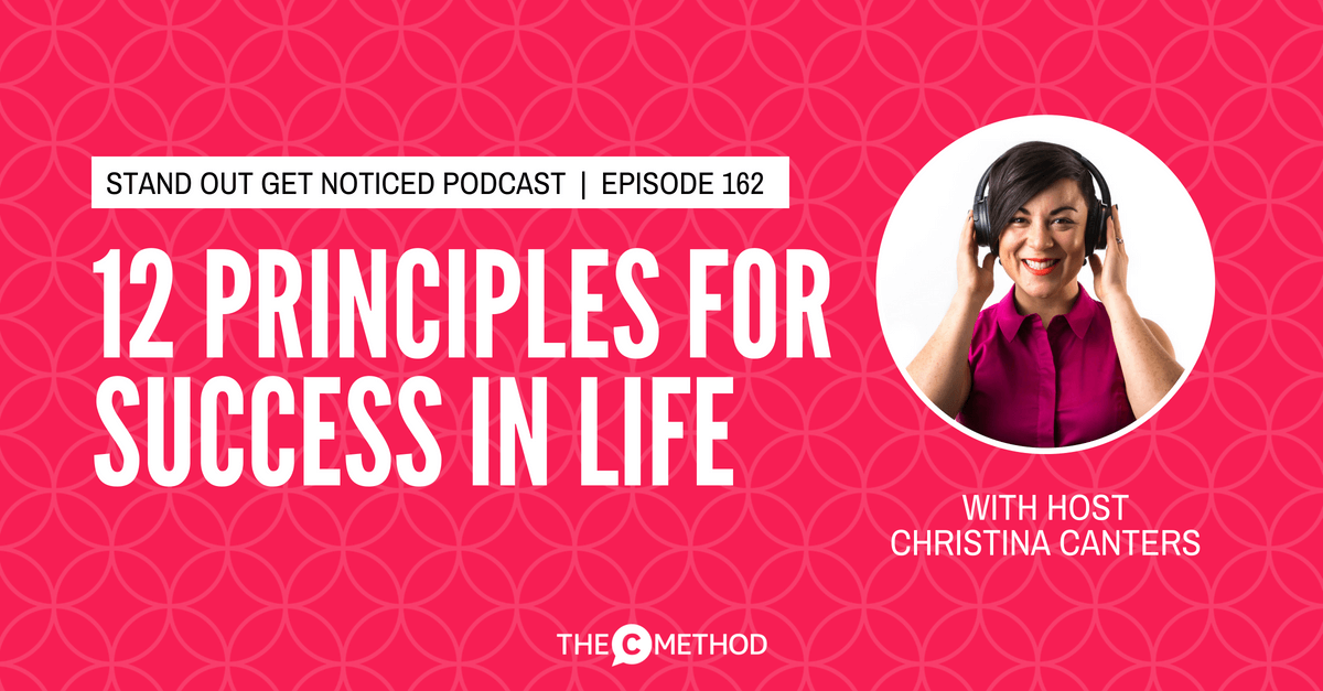 success christina canters podcast the c method stand out get noticed principles