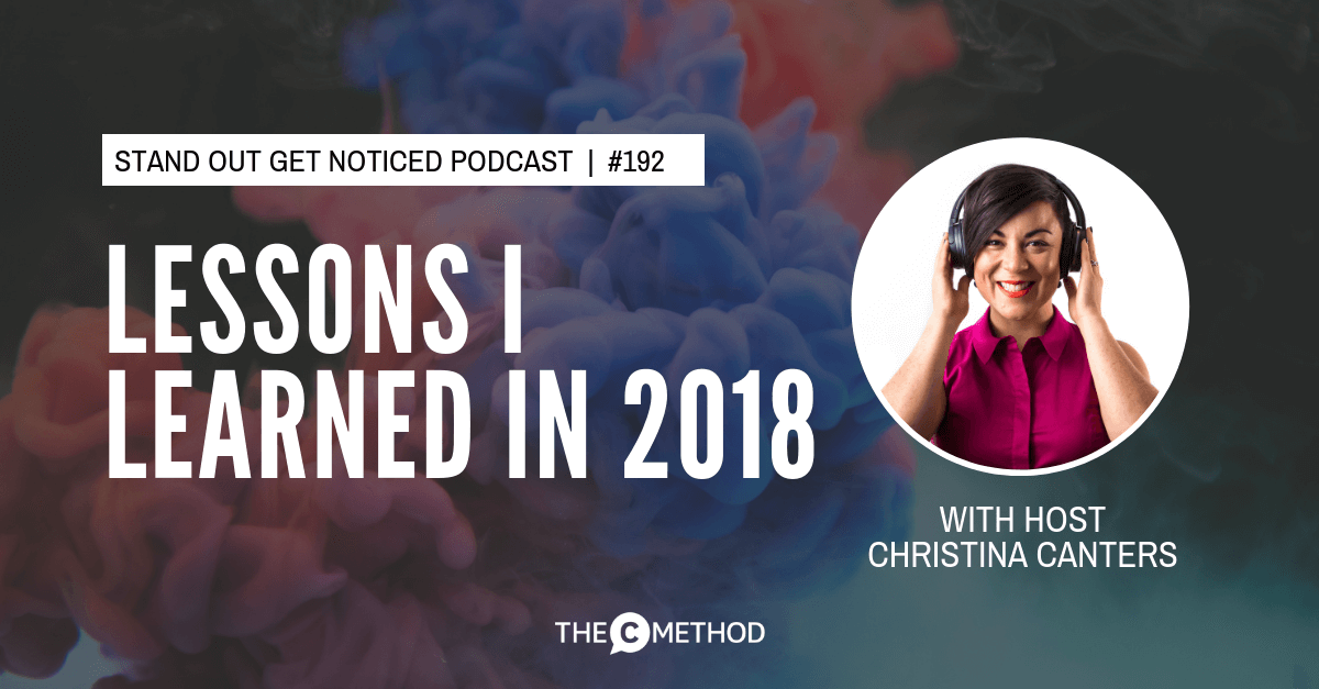 christina canters yearly review podcast the c method 