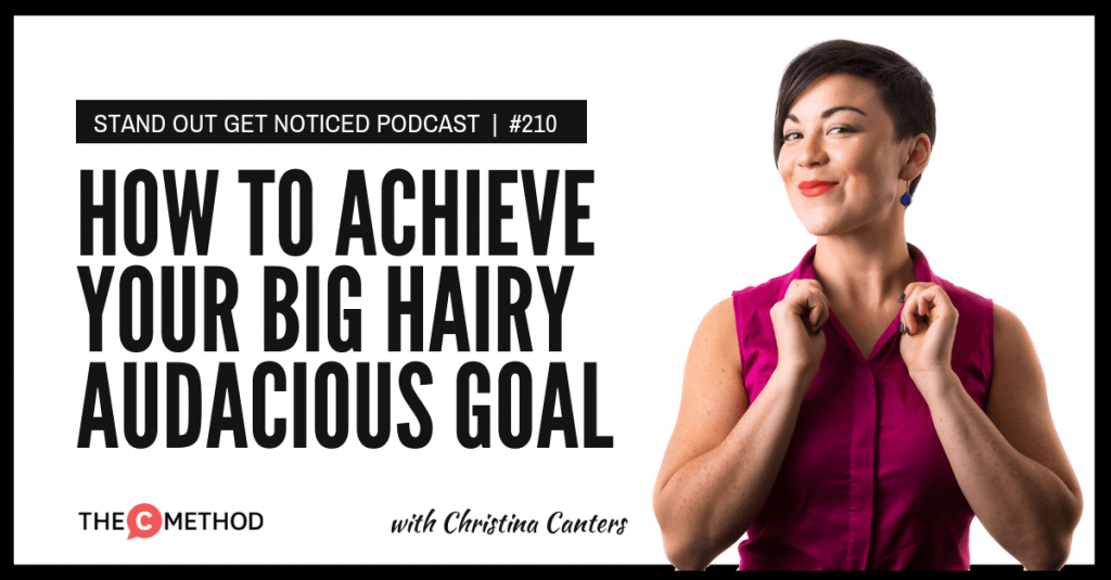 How To Achieve Your Big, Hairy, Audacious Goal