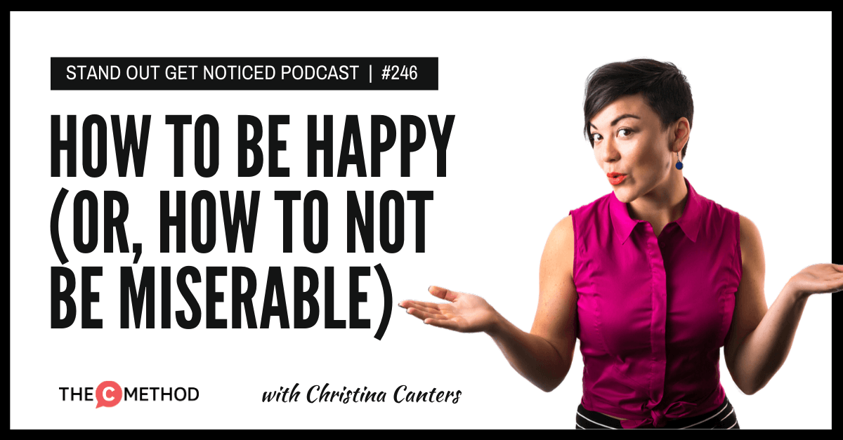 how to be happy christina canters podcast vipassana