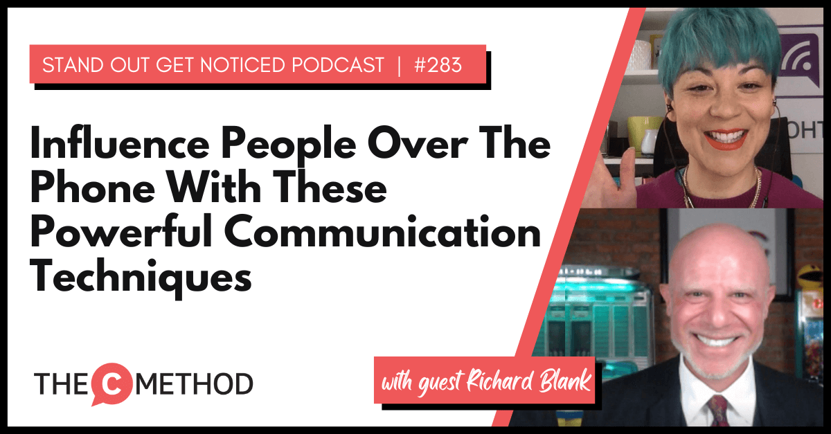 Christina Canters, The C Method, Podcast, Communication, Confidence, Public Speaking, Personal Development, Influence people over the phone